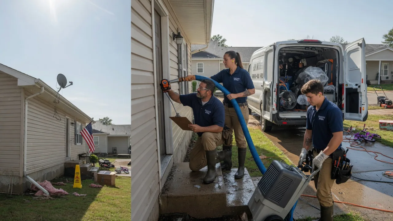 Ceiling Water Damage Restoration in Quanah, TX near me